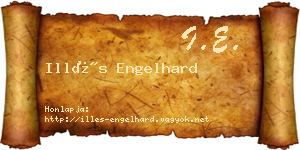 Illés Engelhard névjegykártya